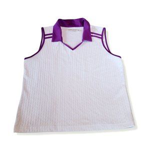 Vintage Women’s Wimbledon Tennis Performance Tank Top Shirt Vest Size Xtra Large